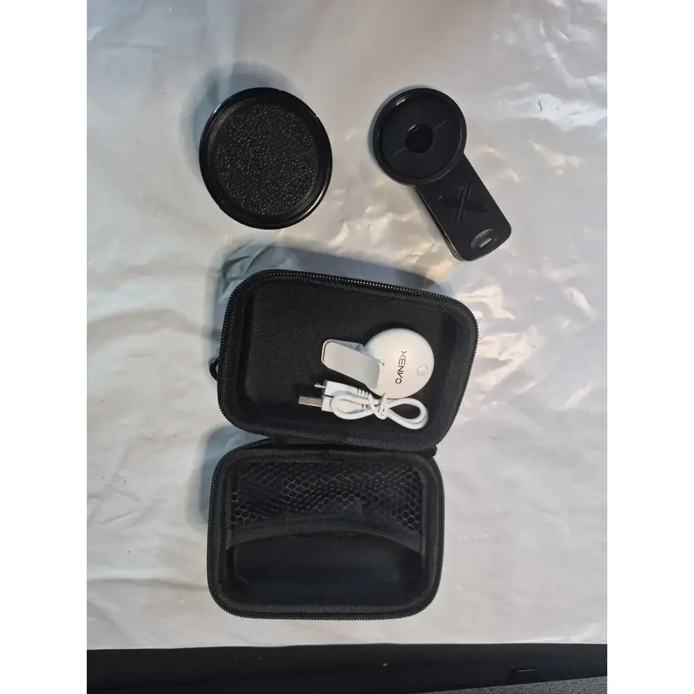 Xenvo Camera Pro Lens Kit w/ LED Light 0.45x Super Wide Angle Lens 15x Macro